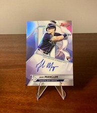 Jake Mangum - 2025 Bowman's Best - Best of 25 Auto -🔥 Refractor🔥 - Rays (RC)
