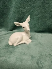 Ceramic Dear, Hand Painted And Glazed!