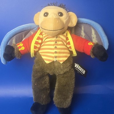 Wicked Chistery Winged Monkey Plüschtier Stofftier Puppe 10 Zoll Zauberer von Oz Sehr guter Zustand