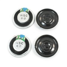 4Pcs 1W 8 Ohm 27mm Dia Metal Case Internal Magnet Music Player Speaker