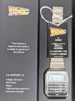 Casio CA-500WEBF-1AJR Back to the Future Calculator Watch Special