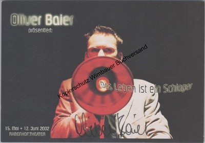 Original Autogramm Oliver Baier ORF /// Autograph signiert signed signee  341301