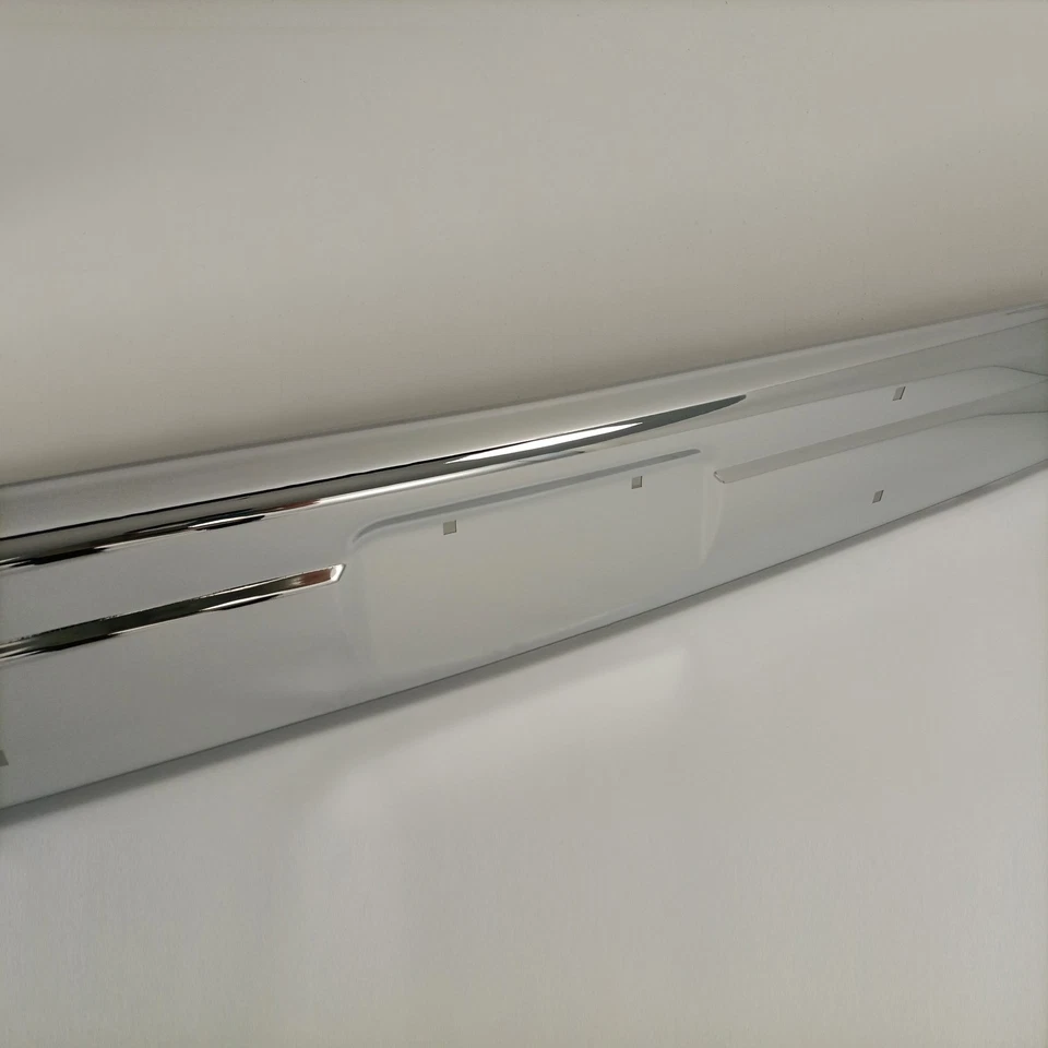 New Front Bumper Face Bar Chrome W/O Impact Strip Holes For Dodge D100 1975-1979 Foto 4 de 4