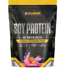 XCelerate Nutrition Soy Protein 1kg/2kg/5kg Pure Vegan Soy Isolate Protein shake