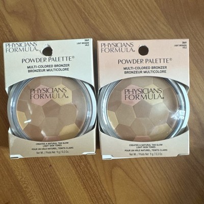 2x Physicians Formula Powder Palette Multi Colored Bronzer Light Bronzer  3869