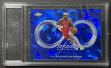 SHAI GILGEOUS-ALEXANDER 2023-24 TOPPS CHROME SAPPHIRE #I-9 INFINITE SP THUNDER