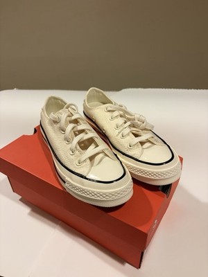 Converse Chuck 70 low-top sneakers off-white cotton twill upper Size 5 In Women