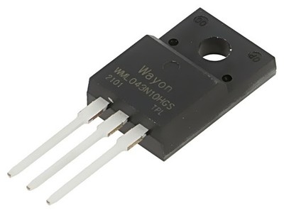 2X WML043N10HGS Transistor: N-MOSFET unipolar 100V 70A Idm: 280A 50W TO220FP WAY