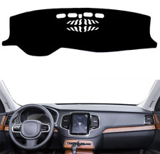For Volvo Xc90 2016-2025 Black Dashboard Cover Dashmat Dash Anti-glare Mat Pad