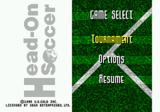 Head-On-Soccer - Sega Genesis Game
