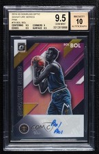 2019-20 Donruss Optic Signature Series Pink Prizm 2/25 Bol Bol BGS 9.5 Auto 1v3