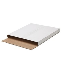 100 Pack   LP Strong Record Mailer Boxes  12.5" x 12.5" x 1"  Height-Adjust...