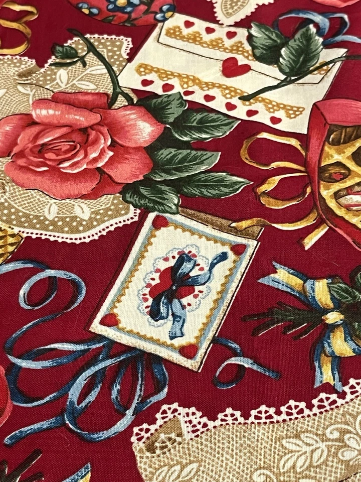 Hermosa tela victoriana de San Valentín VIP Cranston 43x62 Foto 2 de 4