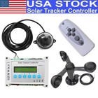 Solar Panel Tracking Tracker LCD Dual Axis Controller W/ Anemometer W/ IR Remote — photo 1