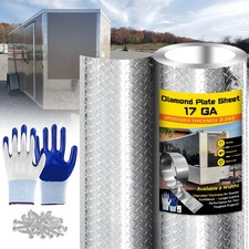 Diamond Plate Aluminum Sheet 3003 H22, 17GA 0.045" Thick, Heavy-Duty Alumin...