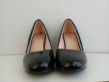 Black Block Heels Size 7 by Forever