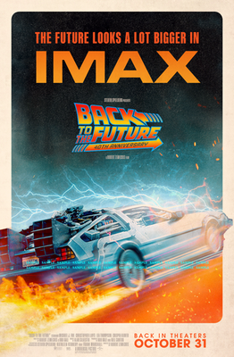 2025 Back to the Future 40th Anniversary BTTF Poster 11x17 Marty