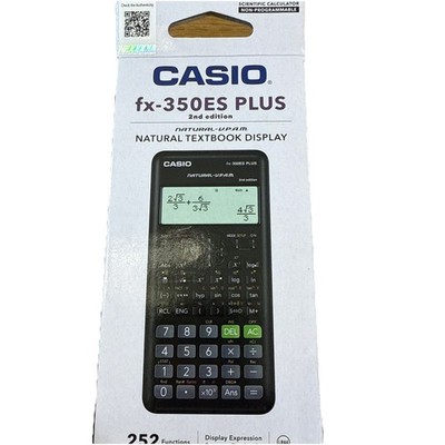 CASIO FX-350ES PLUS 2nd EDITION SCIENTIFIC CALCULATOR SCHOOL,OFFICE
