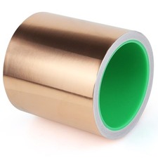 Copper Foil Tape,4 Inch x 33 Ft,Wide Roll Copper Tape with Conductive Adhesiv...