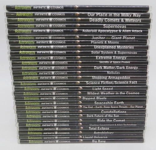 ASTRONOMY INFINITE COSMOS DVD Series lot of 28 Films space science reference
