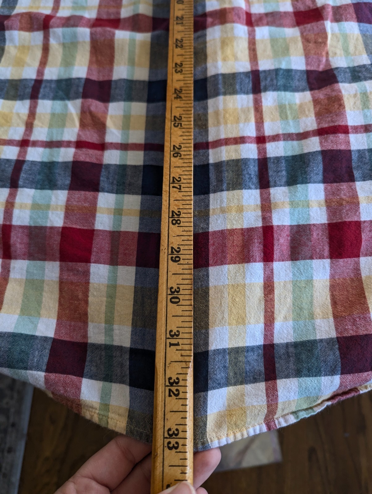 VTG DuckHead Patchwork Plaid Multicolor Button Sh… - image 7