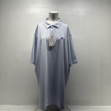 Peter Millar Dunnes Summer Comfort Polo Short Sleeve Shirt Striped New Mens 3X