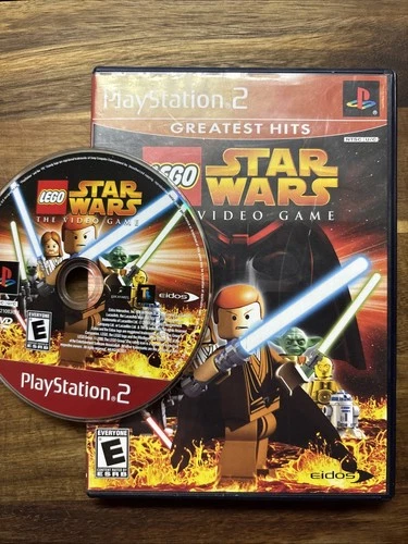 LEGO Star Wars: The Video Game Greatest Hits (Sony PlayStation 2, 2005) CIB PS2