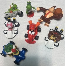 McDonald s Nintendo 2022 MARIO KART Happy Meal LOT OF 7 Donkey Kong Bowser Mario