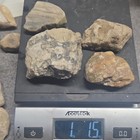 Agatized Chert/Banded Chert Rough Cabbing Lapidary, Mixed Lot of 4, 1lb 1.5oz — photo 1