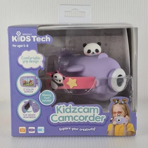 Vivitar Kidztech Camcorder Purple Panda 1080P Digital Video 8MP Camera