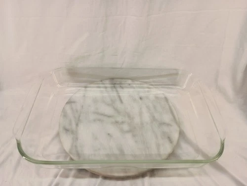 VTG Pyrex 234-R Clear Glass 15x10x2 Lasagna Baking Dish -4 Qt With Handles