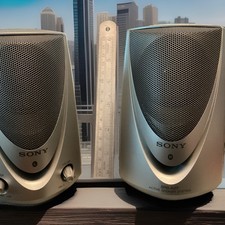 Sony SRS-A27 Active Speaker System Powered Personal Desktop Speakers -