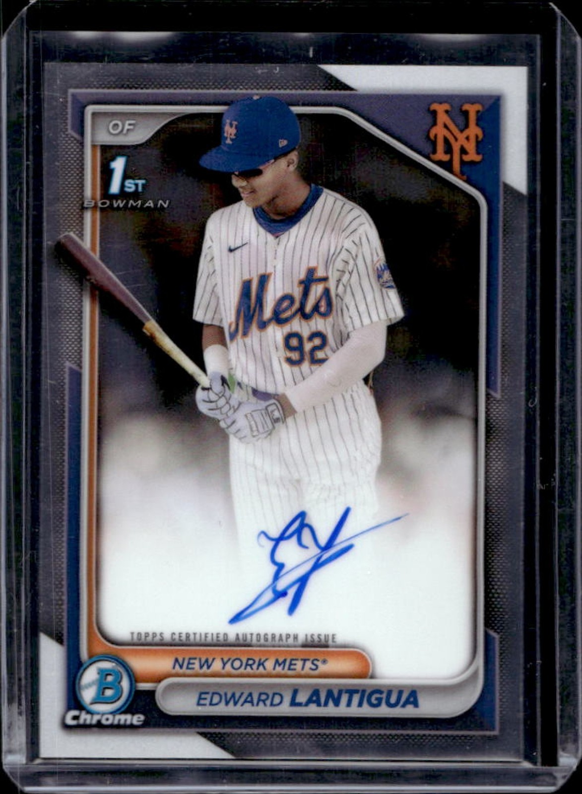 2024 Bowman Chrome Edward Lantigua Auto 1st #CPA-EL Mets