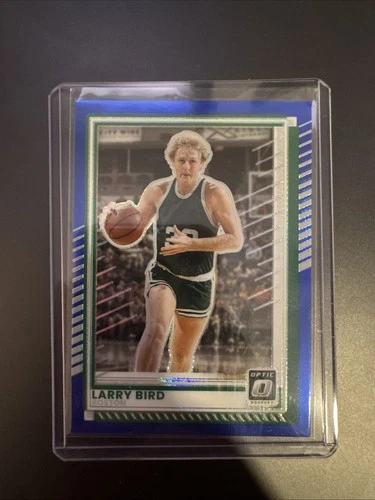 2025-26 Panini Donruss Optic Larry Bird Blue Prizm /49 Boston Celtics