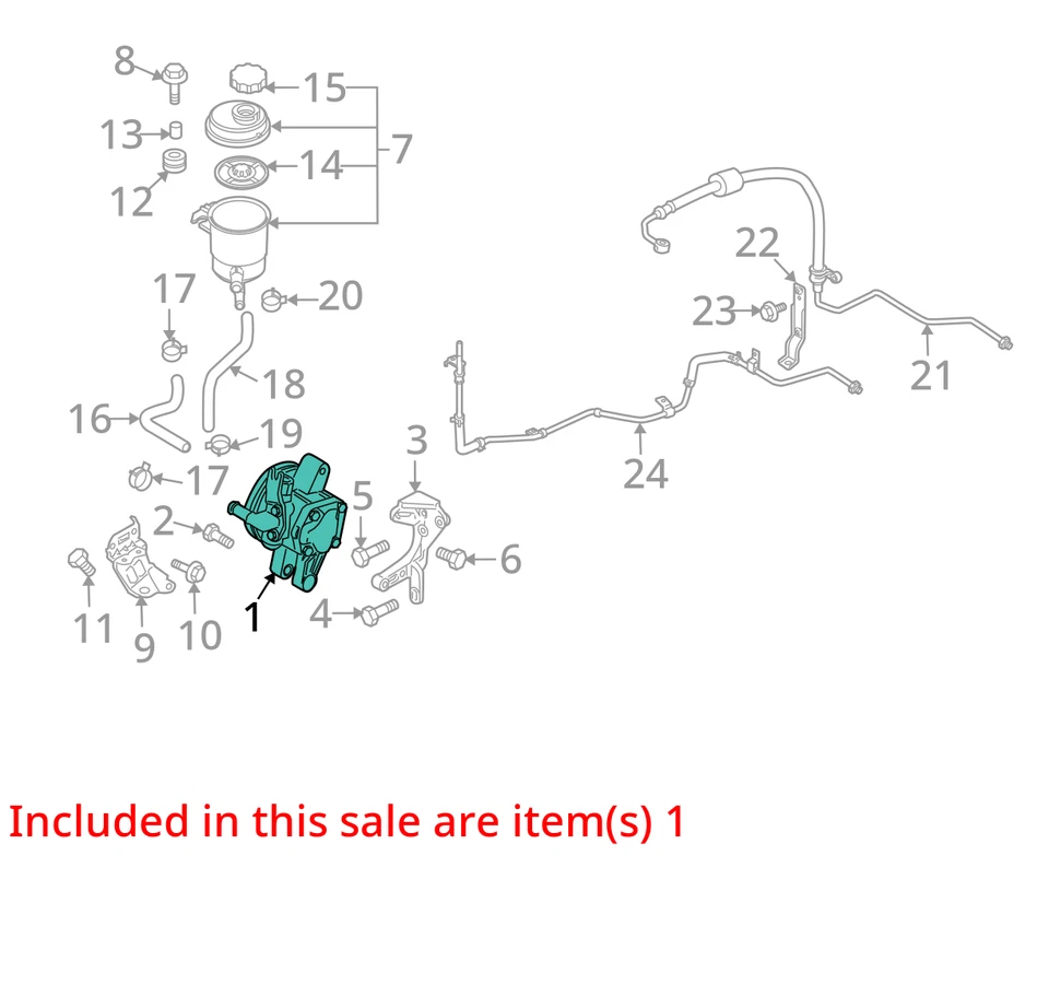 Bomba de dirección asistida Kia Spectra 2006 fabricante de equipos originales 131 k millas - LKQ402661030 Foto 4 de 4