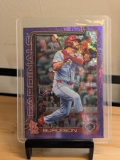 2025 Topps Series 1 - Alec Burleson #41 Purple Holofoil /250