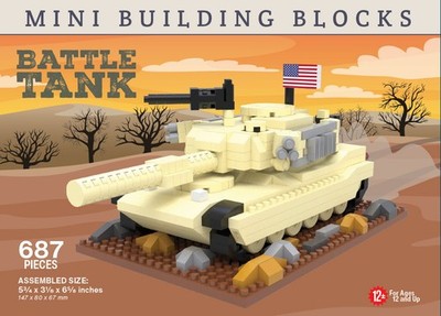 Impact Photographics - M1A2 Abrams Tank Mini Building Blocks Set - IMP92443