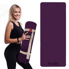 Extra Thick 12mm Exercise Mat   Non-Slip, Joint-Friendly  Cushioned Fitne