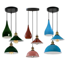 Vintage 3 Way Cluster Pendant Lamp Suspended Light Hanging Retro Ceiling Light