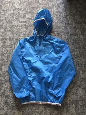 Windjacke Regenjacke 125-132 Quechua hellblau