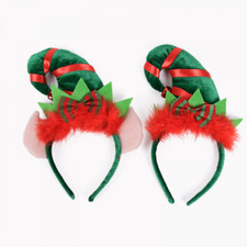 Feather Head Hoop Clasp Headband Xmas Gifts Christmas Hair Band Headwear Party