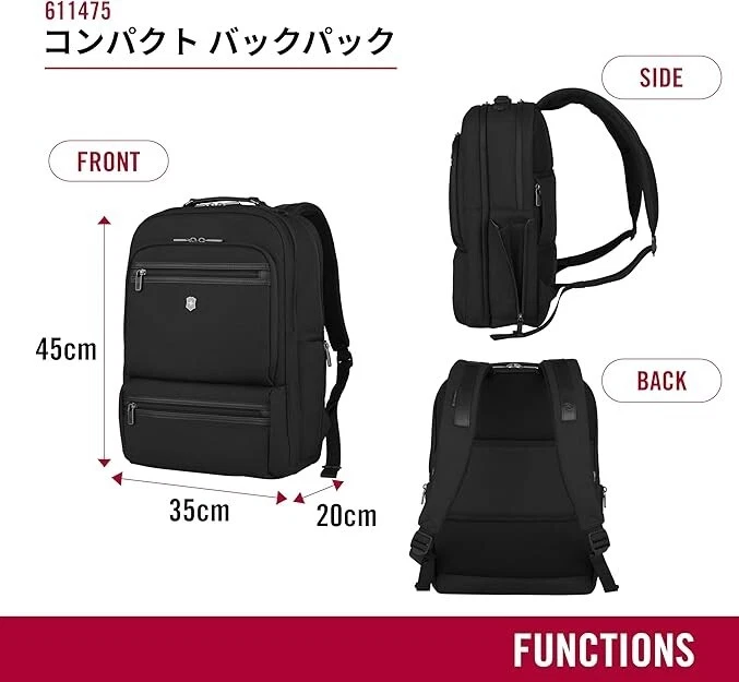 Mochila de Negocios Oficial Victorinox Funciona Profesional Cordura Deluxe 611475 Foto 3 de 4