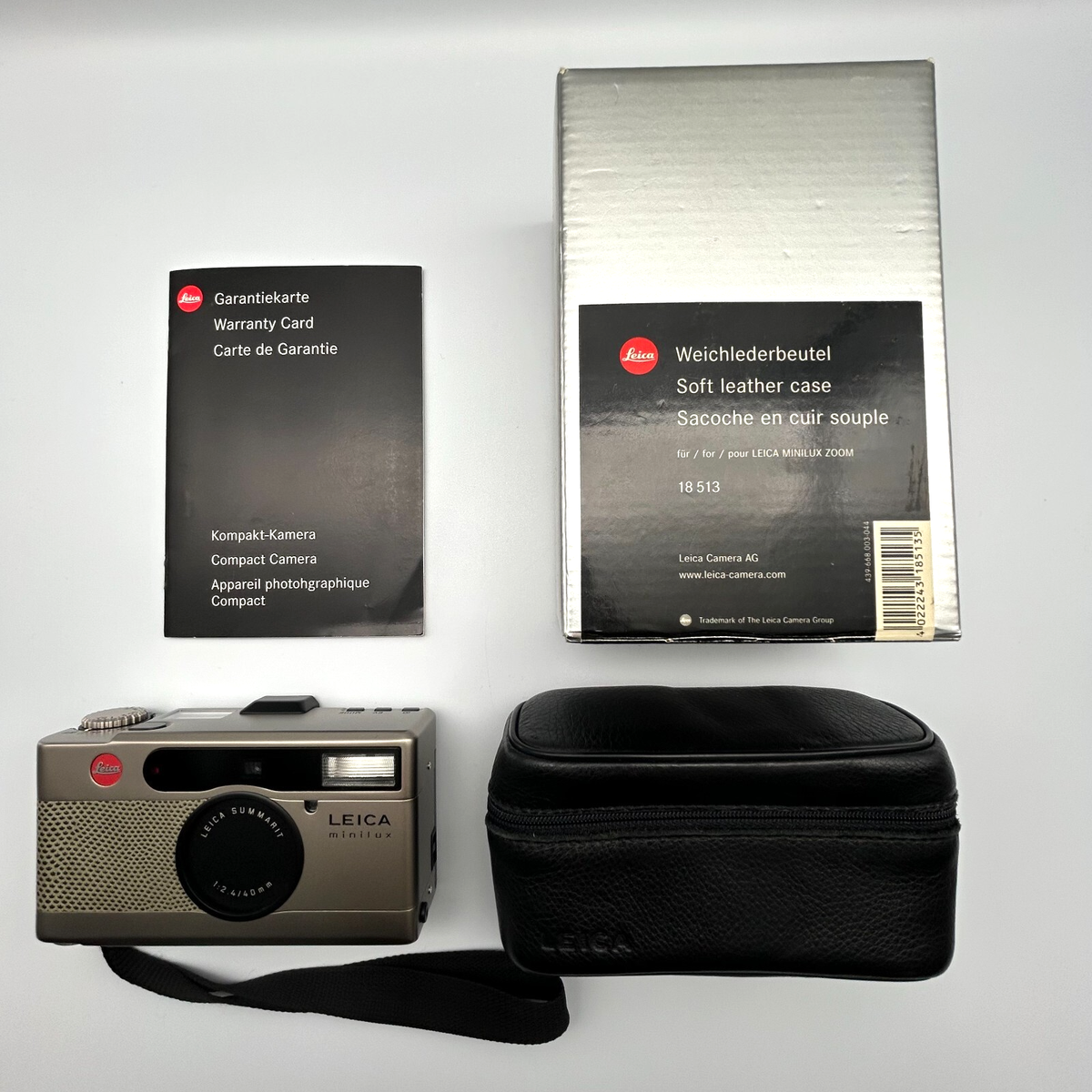 ★美品★ライカ LEICA minilux SUMMARIT 40mm f2.4 NEAR MINT] LEICA minilux SUMMARIT F2.4/40mm Compact Film