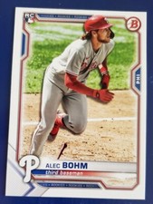 2021 Bowman Alex Bohm Philadelphia Phillies #2 RC