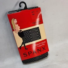 Spanx Tights Bodyshaping Tight-End Patterned Black Sizes A B C new casual style
