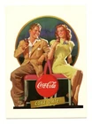 Coca Cola Postcard Vintage Coke Date