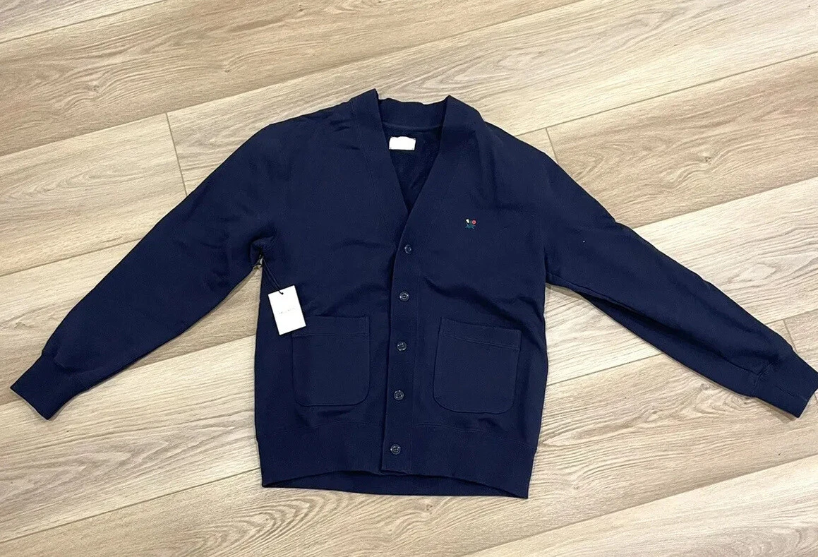 Aime Leon Dore Crest Varsity Jacket | Navy Blue | Womens Size L