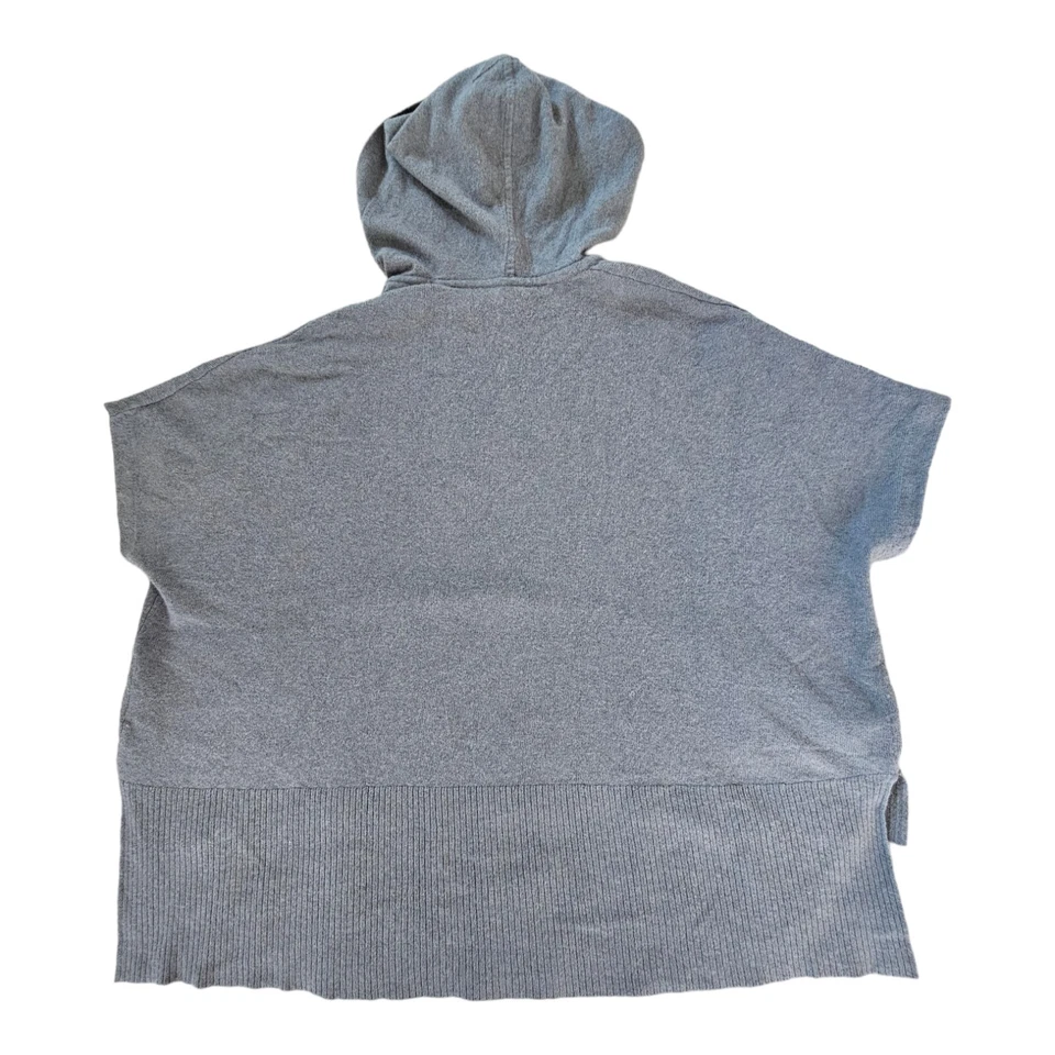 DIANE von FURSTENBERG Wool Cashmere Gray Oversized Hooded Sweater Women's Small - Image 3 of 4