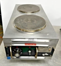 Star-Max 502F  12" Two Element Countertop Electric Hot Plate 208/240, 1PH
