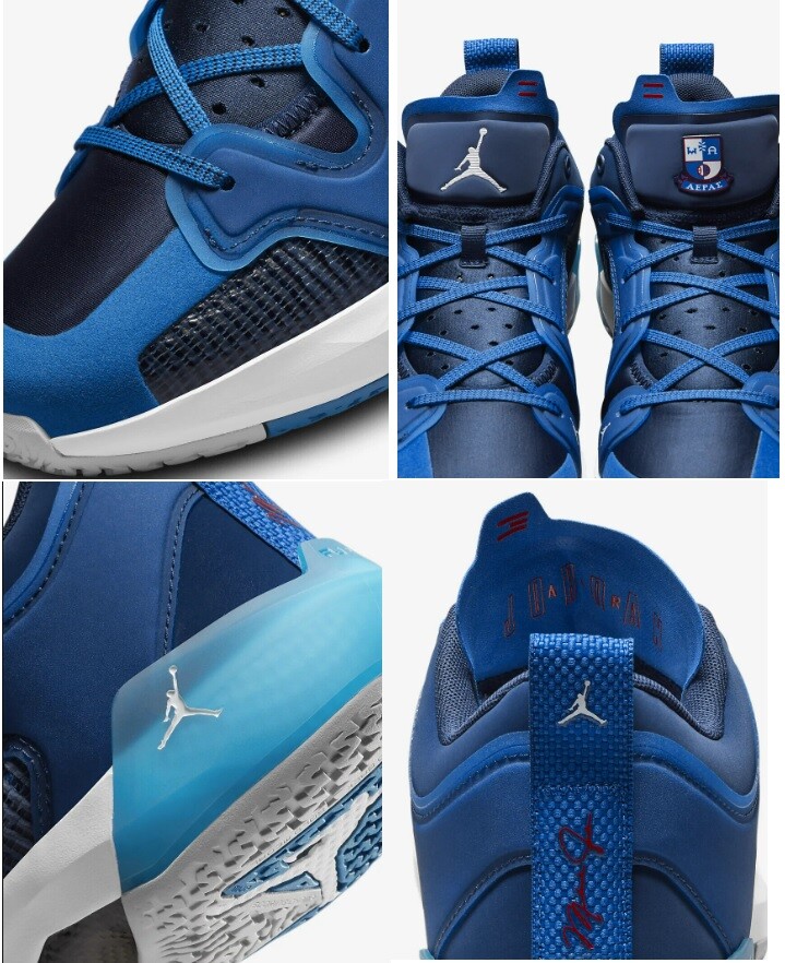 Nike Air Jordan 37 XXXVII Low Fraternity Carbon Miltary Blue